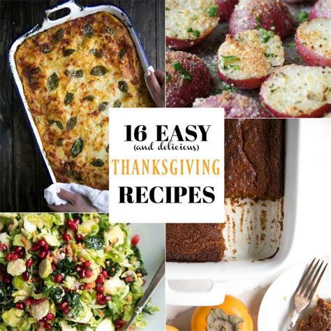 16 Easy And Delicious Thanksgiving Recipes The Forked Spoon