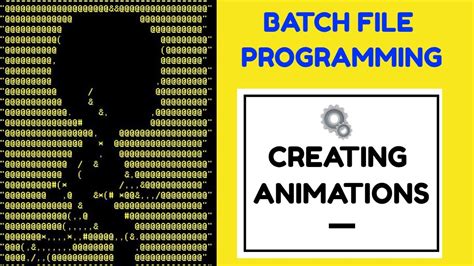 Create Animation Using Batch File Youtube