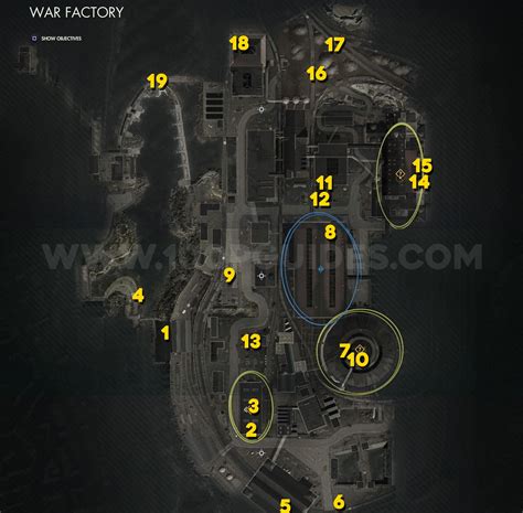 Elite Sniper 5 War Factory Mission 4 All Collectible Locations — 100
