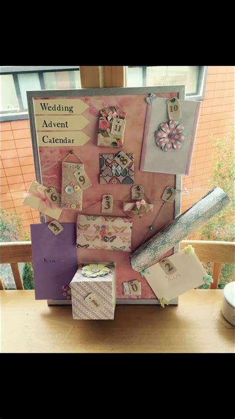 How to make a wedding advent calendar! Wedding Advent Calendar :) x (With images) | Wedding calendar, Wedding countdown, Wedding favors