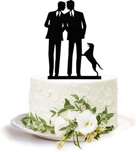 Buy Same Sex Gay Wedding Cake Topper Anniversary Decoration Cake Topper Mr And Mr Wedding Cake