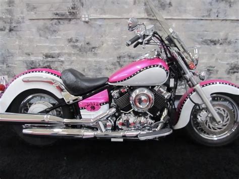 Custom pink motorcycles suppliers will not be able to resist the diverse collection available at highly. Yamaha : V Star BLUSH- Roar Custom Motorcycle for Women ...