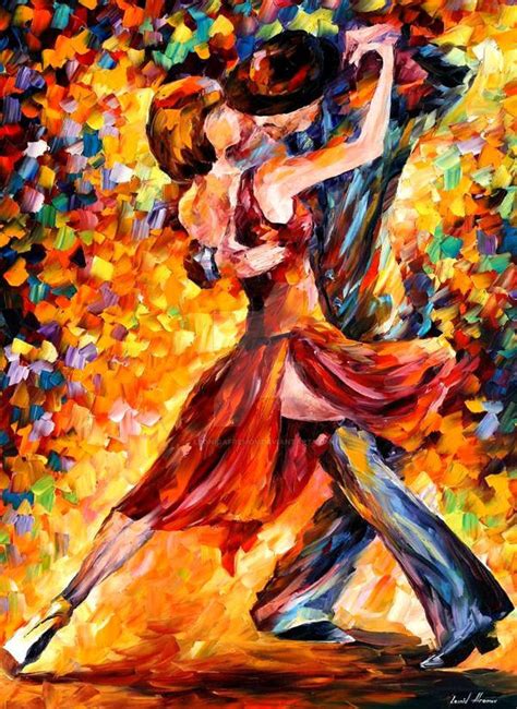 In The Rhythm Of Tango By Leonid Afremov By Leonidafremov On Deviantart