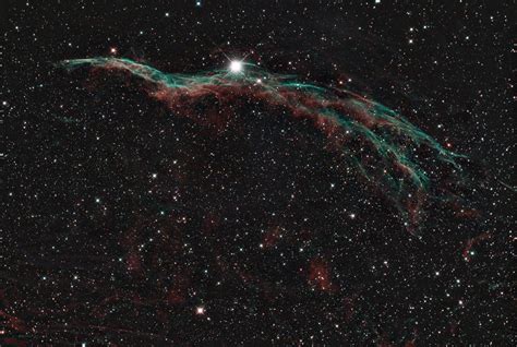Western Veil Nebula Witchs Broom Rastrophotography