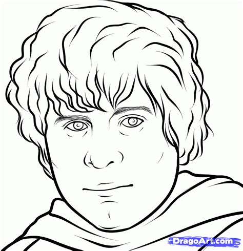 Lord Of The Rings Character Drawing