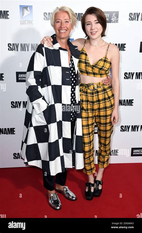 Emma Thompson And Her Daughter Gaia Romilly Wise Attend The Gala