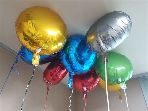 Many Helium Mylar Foil Balloons in My Room! | Balloons, Foil balloons, Helium balloons