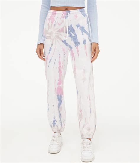 Tie Dye Baggy High Waisted Cinched Sweatpants