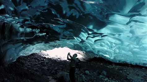 Mendenhall Glacier Ice Caves In Juneau Alaska With A Mavic Drone Youtube