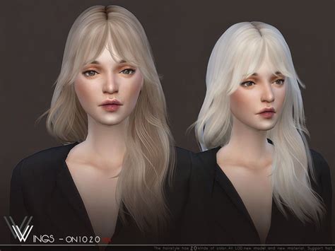 Wings On1020 Hair By Wingssims At Tsr Sims 4 Updates