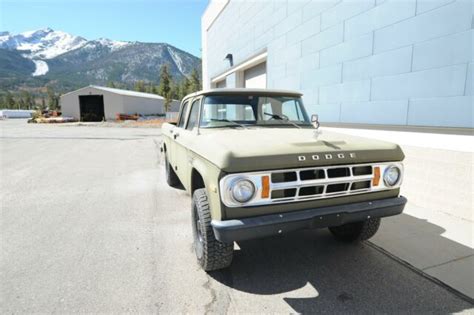 1970 Dodge Power Wagon Crew Cab 4x4 Mint Condition