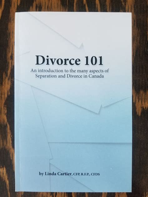 CFDS Course Book Divorce 101 Accepted By Library And Archives Canada