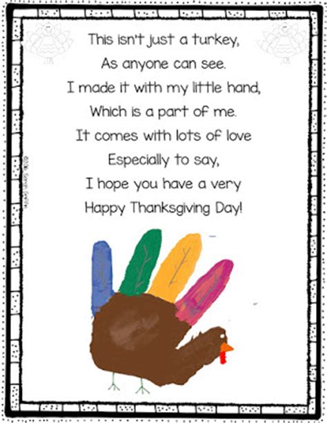 A is for auntie, she works and she mends, n. Daughters and Kindergarten: 5 Thanksgiving Poems for Kids
