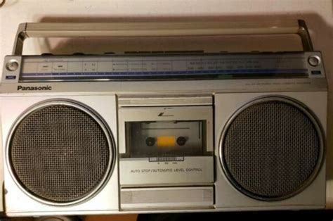 Vintage Panasonic Rx Boombox Stereo Cassette Player Recorder