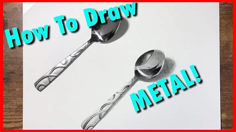How To Draw Metal Objects Youtube