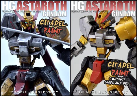 Hg 1144 Scale Astaroth Gundam Citadel Paint~ Izumeru Plamodelkit