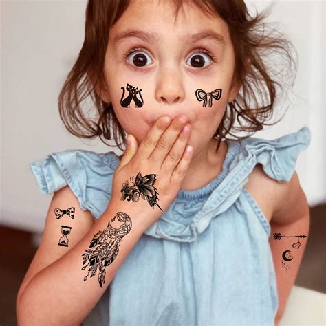 Konsait Temporary Tattoos For Adults Women Men Kids60 Sheets