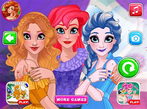 play princess bff beauty salon free online games with