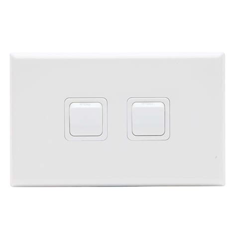 Pdl Double Gang Sw 16a20a White Scott Electrical