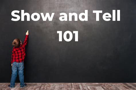 Show And Tell Activity Explained Benefits Drawbacks And Examples