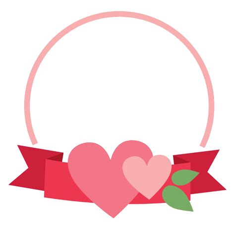 Cute Heart Frame PNG Transparent Image | PNG Mart