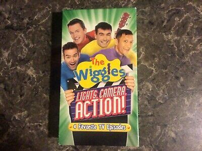 The Wiggles Lights Camera Action VHS Video HiT Entertainment Rare EBay