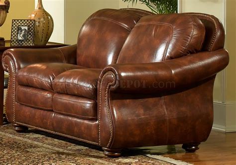 Leather sofa with chaise, created for macy's. Leather Italia Light Brown Hanover Sofa & Loveseat Set w ...