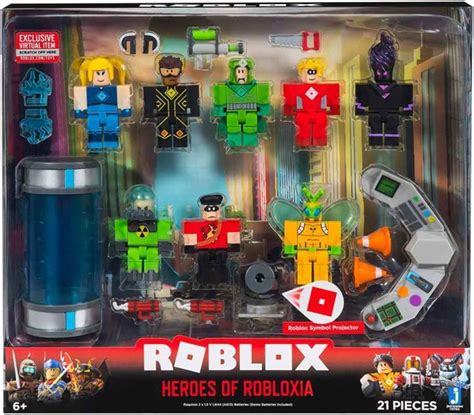 Promo Roblox Action Collection Heroes Of Robloxia Playset Diskon 23