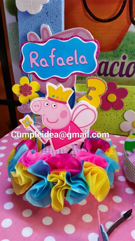 Ver más ideas sobre fiesta de cumpleaños de peppa pig, peppa pig, manualidades. frozen | Fiesta de cumpleaños de peppa pig, Detalles de ...