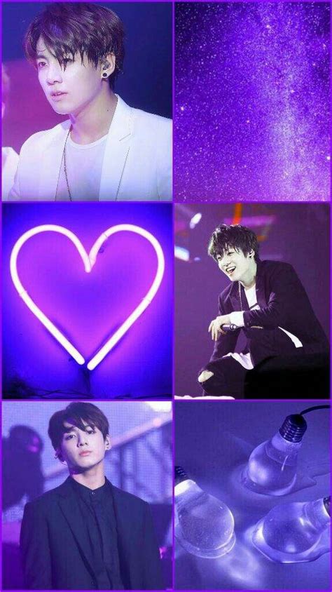 Jeon Jungkook Wallpaper Purple Aesthetic