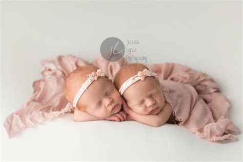 Identical Twin Girls Summerfield Photographer Greensboro Nc Newborn