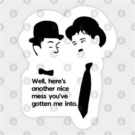 Laurel And Hardy Laurel And Hardy Sticker Teepublic Uk
