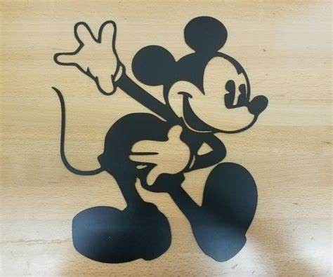 Mickey Mouse Metal Wall Art Plasma Cut Home Decor T Idea Disney