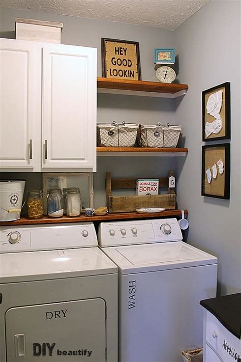 Find out how to build a mudroom laundry room where you can dry clean your clothes, clean them, and keep them in the closet for use. DIY Small Laundry Room Makeovers On a Budget 27 - DecoRelated