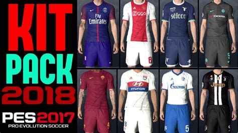 Pro evolution soccer 2017 was released in september 2016 by konami for ps3, ps4, xbox 360 and xbox one along with the windows pc. KIT PACK 2018 PES 2017 PC DOWNLOAD - YouTube