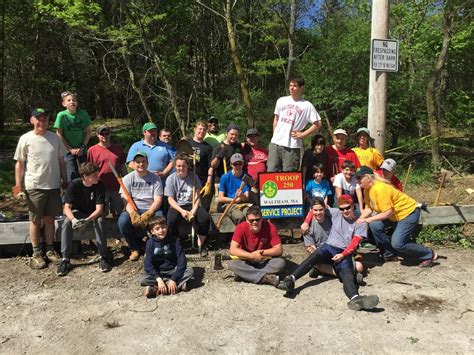 Waltham Boy Scout From Troop 250 Works On Eagle Project At Stonehurst