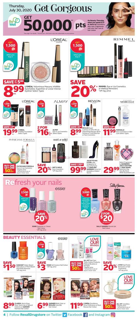 Rexall On Flyer July 24 To 30 Rexall Pharmaplus Flyer