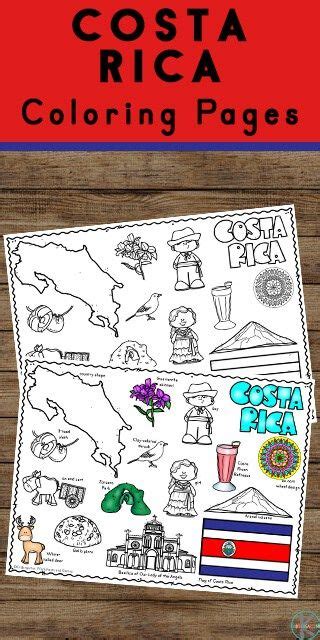 Wildlife in costa rica featuring 25 pages of animal descriptions and stories from the kids saving the rainforest sanctuary help support kids saving the rainforest by purchasing their brand new coloring book! FREE Costa Rica Coloring Pages | Coloring pages ...