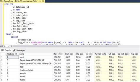 Check Database Size In Sql Server Various Ways Explained Qa With Experts