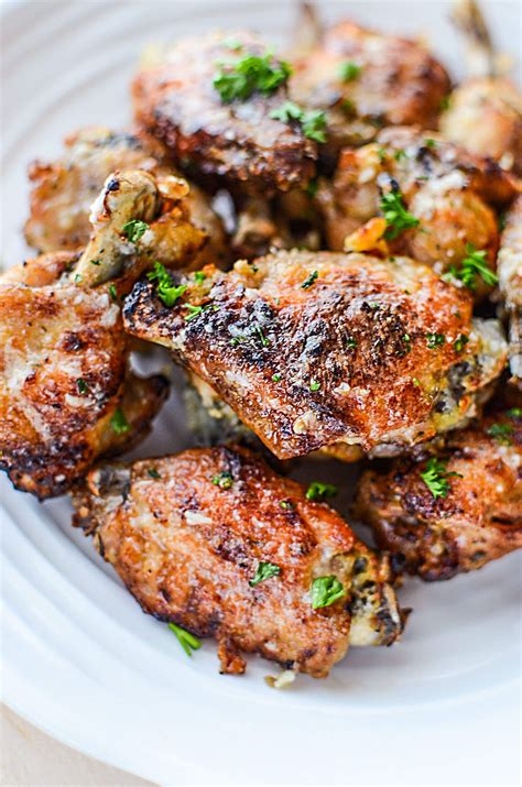 6 boneless skinless chicken breast halves old bay seasoning chicken seasoning of choice. NINJA FOODI GARLIC PARMESAN CHICKEN WINGS | The Salty Pot ...