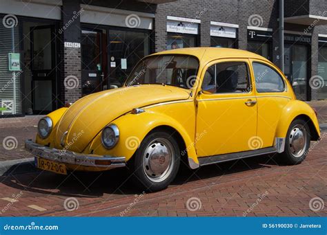Yellow Volkswagen Kafer Classic Vw Beetle Editorial Image Image Of