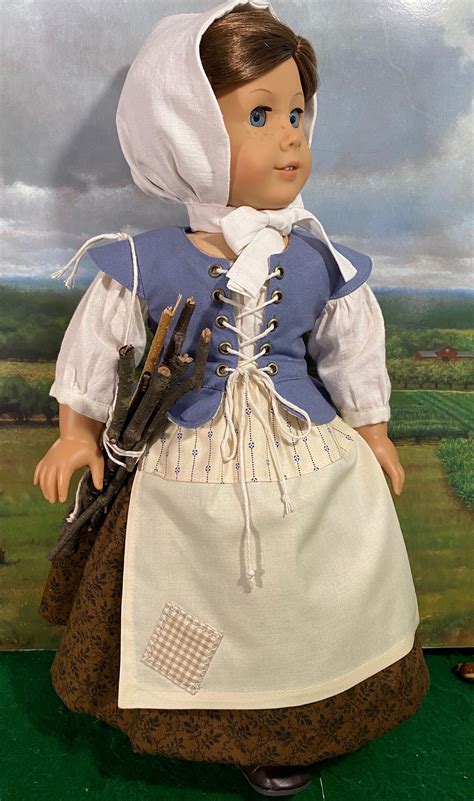 Pilgrim Girl 1600 Doll Clothes Victorian Dress 18 Doll