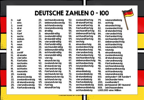 German Numbers 0 100 List Learn German Teaching Resources Teaching