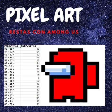 Among Us Pixel Art Small