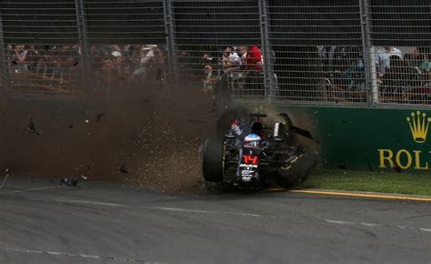 Fernando Alonso Survives Horrific Australian Grand Prix Crash Cnn