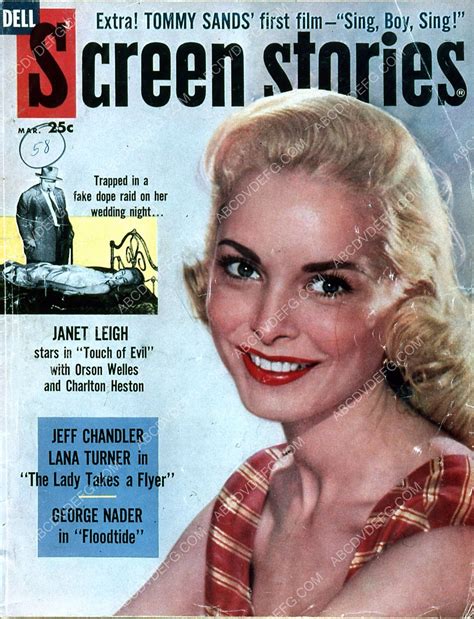 Janet Leigh Screen Stories Magazine Cover 35m 5906 Janet Leigh