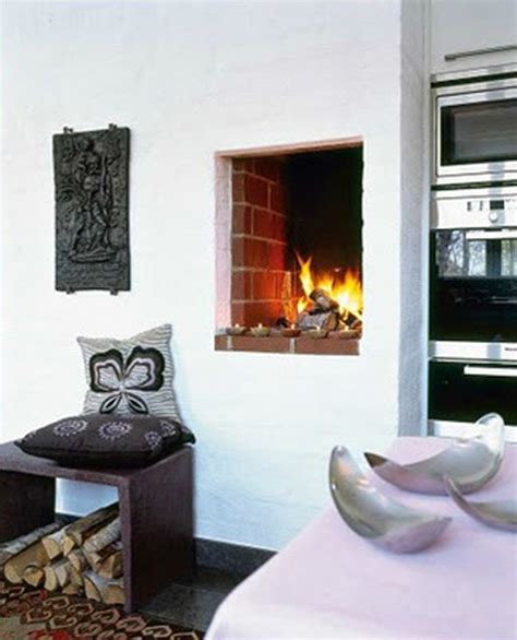 Kitchens With Fireplaces 