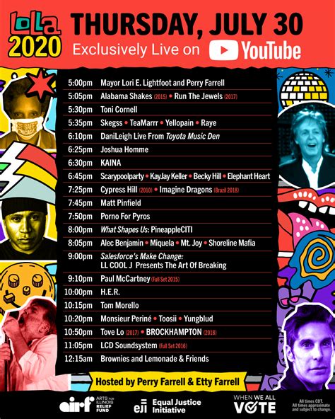 Virtual lollapalooza was just like real one with hits, dross and plenty of commercialism, but without the sunburn and sore feet. Lollapalooza 2020 en Chicago sigue hasta este domingo ...