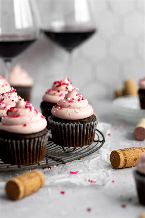 Red Wine Chocolate Cupcakes Fork In The Kitchen