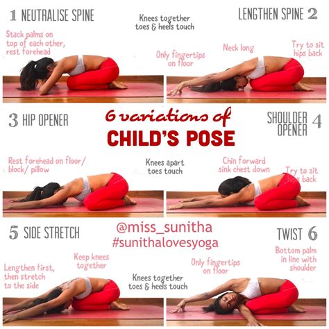 Extended Childs Pose Utthita Balasana उत्थित बालासन Yoga Asana